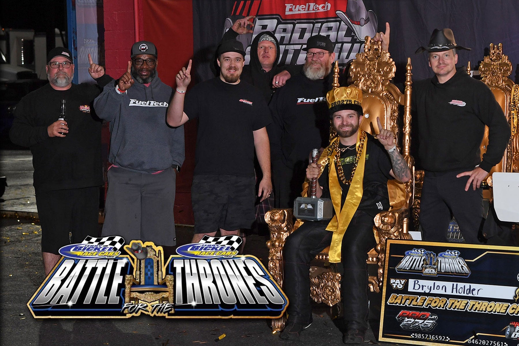 Brylon Holder Wins LAT Racing Oils Pro 275 at 2025 Battle for the Thrones