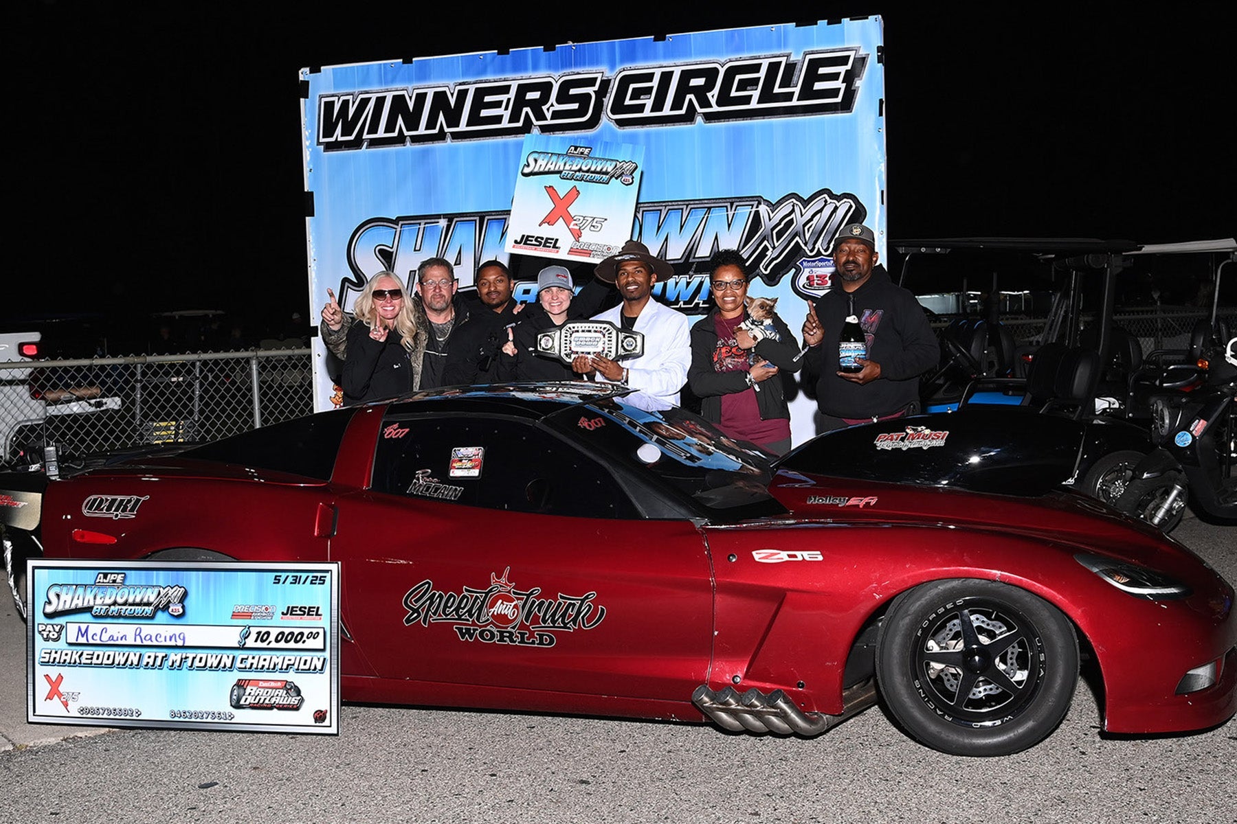 DJ McCain Captures Three-Peat with X275 Victory at AJPE Shakedown at M