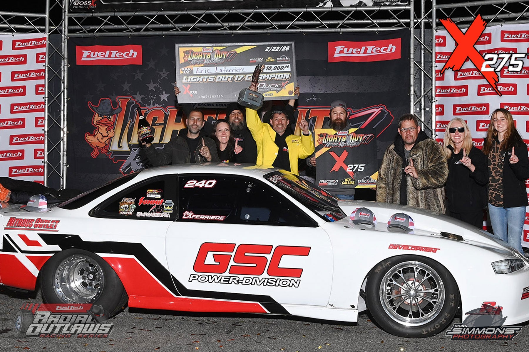 White Rice Goes the Distance in X275 at Lights Out 17