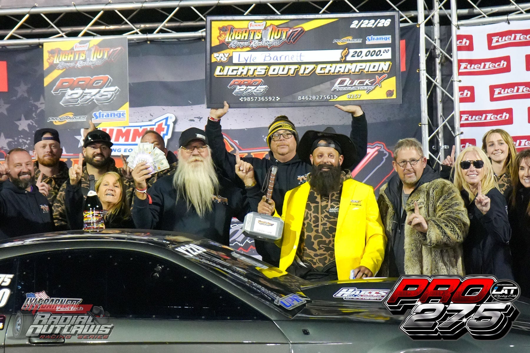 Barnett Delivers Record Run in Pro 275 Final at Lights Out 17